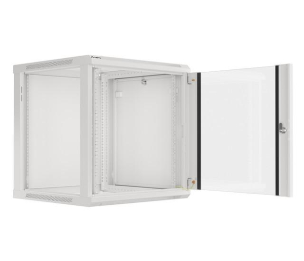 Lanberg Wisząca 19" 12U 600x600mm jednosekcyjna (szara) - 455394 - zdjęcie 4